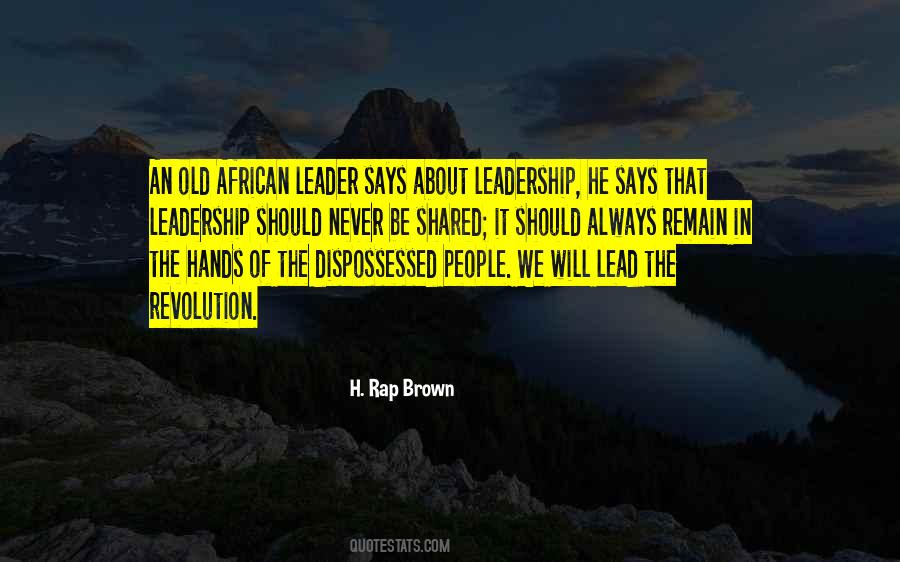 African Leader Quotes #410612