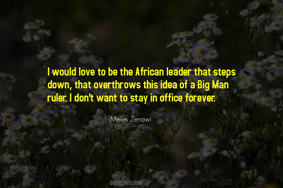 African Leader Quotes #425328