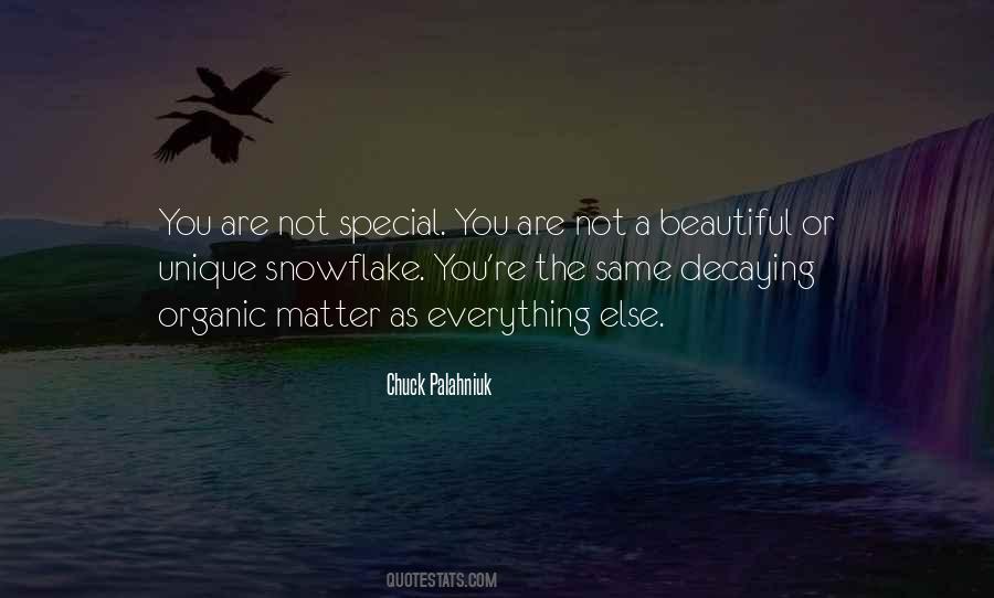 Unique As A Snowflake Quotes #250997