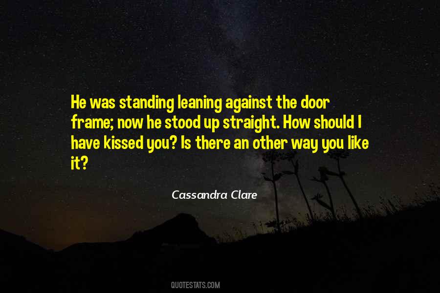 Standing Straight Quotes #881148