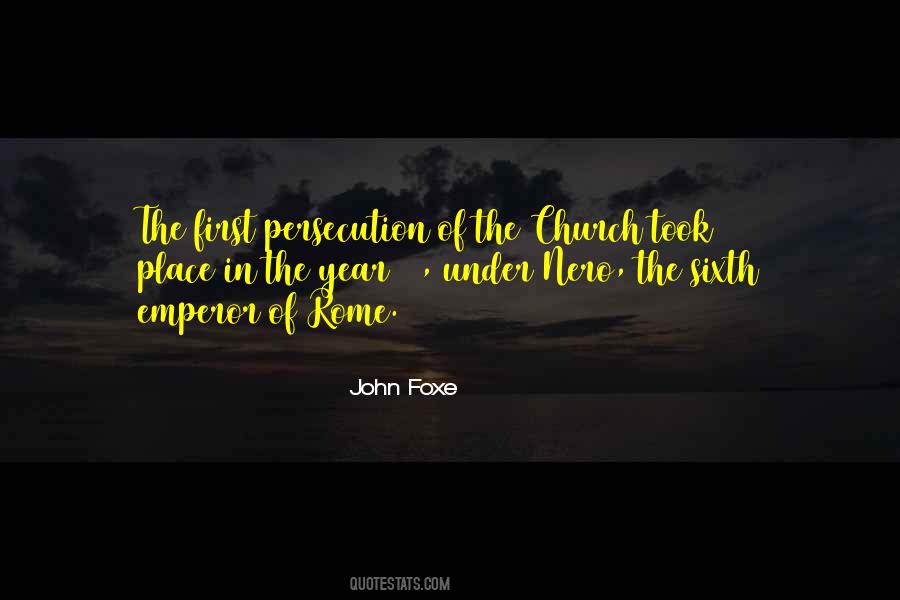 Persecution Of The Church Quotes #397057