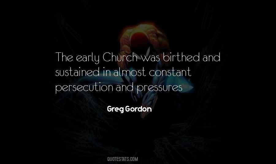 Persecution Of The Church Quotes #536188