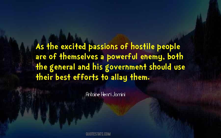 Quotes About Hostile People #1513145