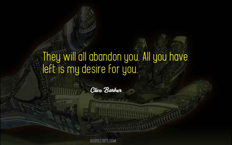 My Desire For You Quotes #898426