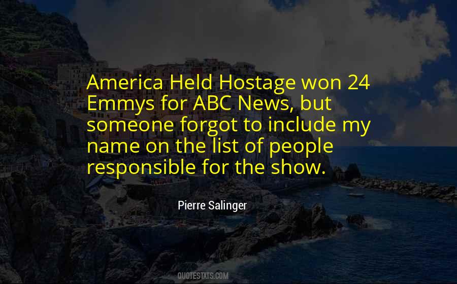 Quotes About Hostage #204457