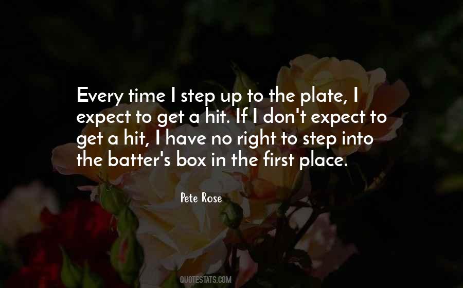 Step Up To The Plate Quotes #1401785