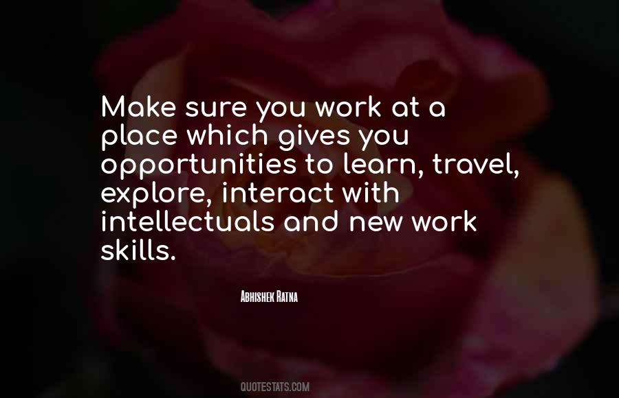 Quotes About Work Skills #470319