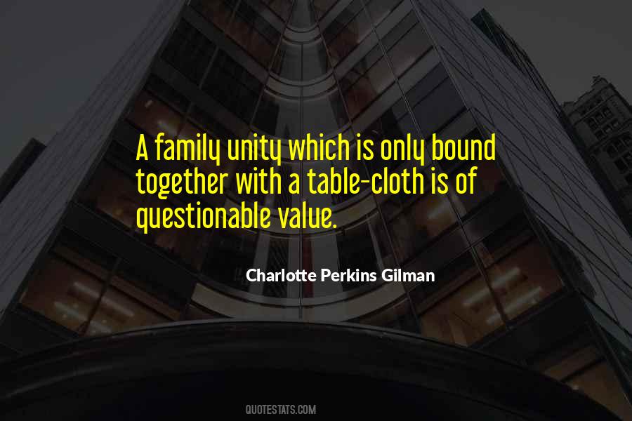 Family Unity Quotes #1695747