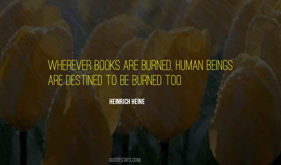 I Burned The Book Quotes #1404244