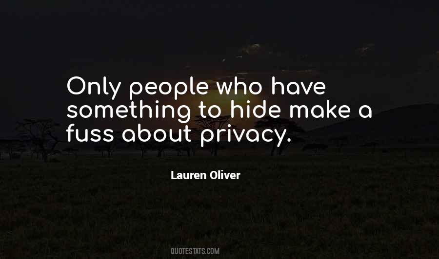 About Privacy Quotes #1822556