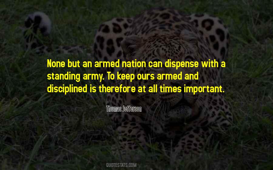 Standing Army Quotes #378635