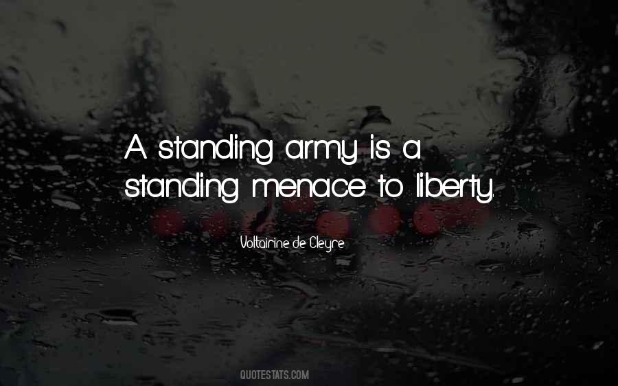 Standing Army Quotes #873422