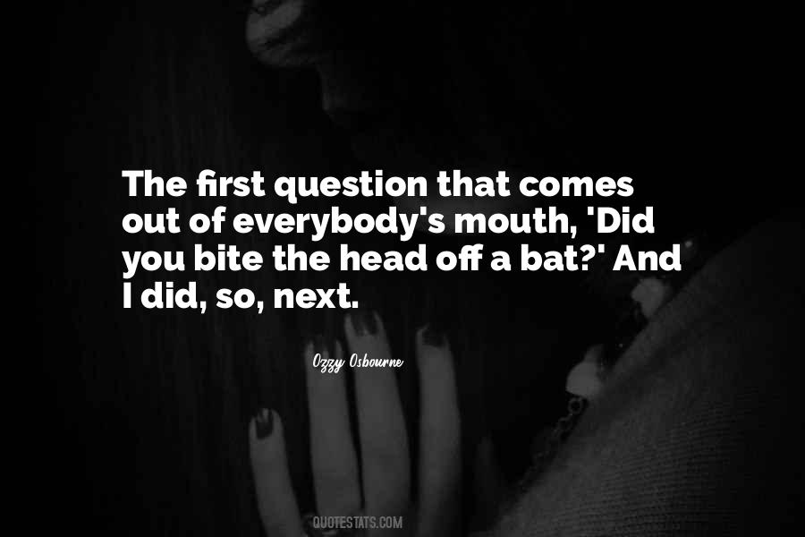 First Bite Quotes #1240908