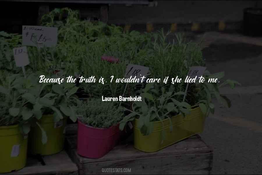 Just Because You Care Quotes #784825