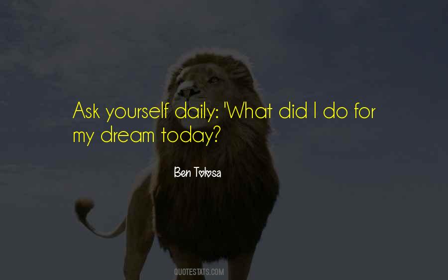 I Did Today Quotes #66562