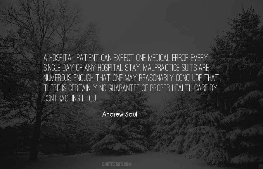 Quotes About Hospital Stay #961831