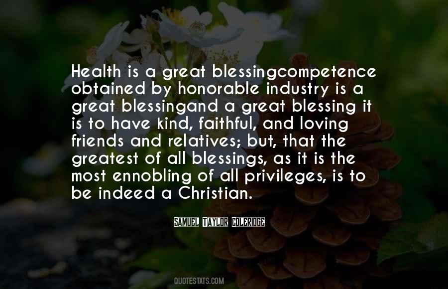 Blessing Christian Quotes #531031