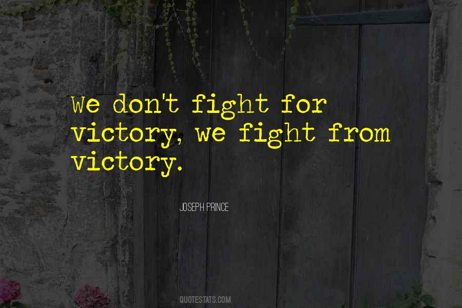 Fight Victory Quotes #639005