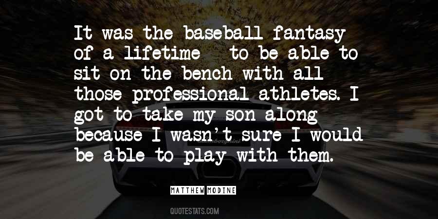 Son Baseball Quotes #1308453