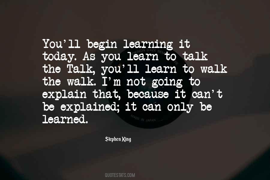 You Can Talk The Talk Quotes #587047