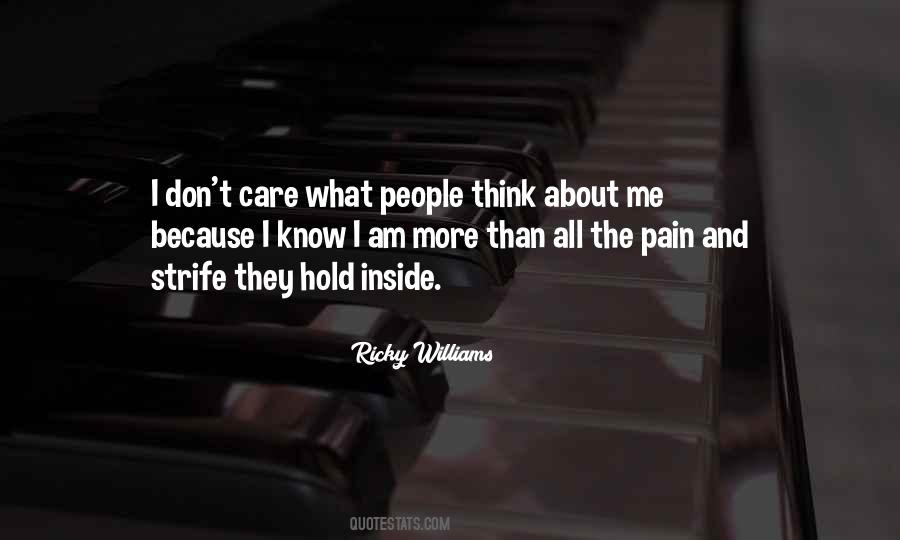 People Think They Know Me Quotes #1504553
