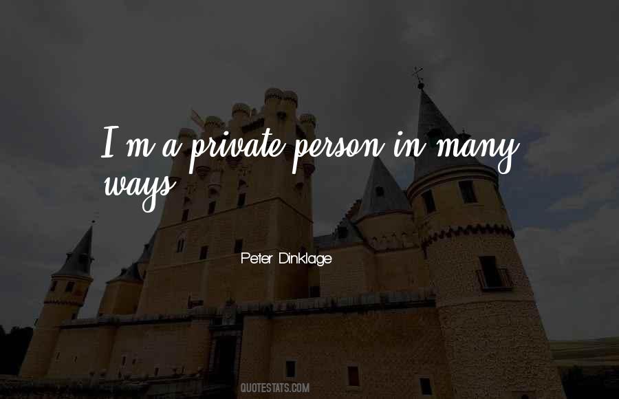 A Private Person Quotes #1329893