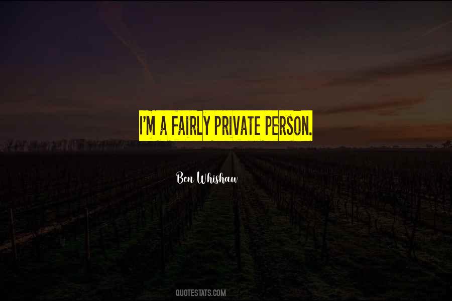 A Private Person Quotes #527178