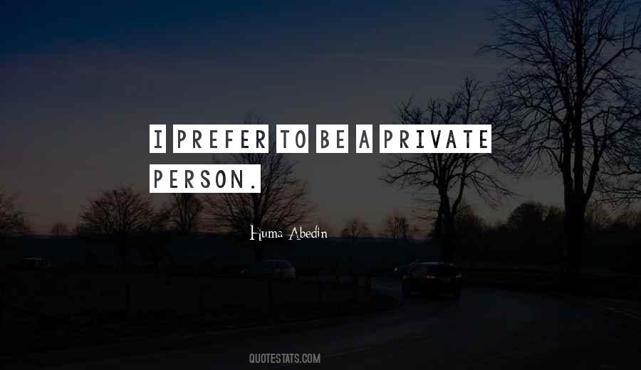 A Private Person Quotes #973473