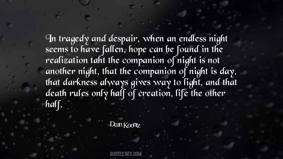 Darkness Hope Quotes #876135