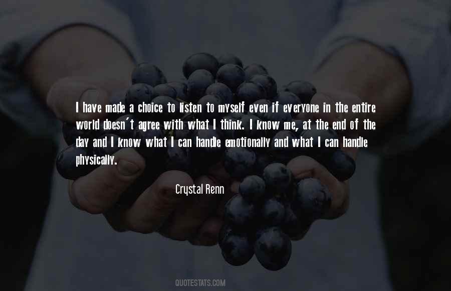 I Can Handle Myself Quotes #141864