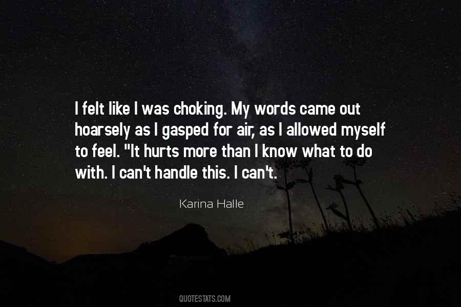 I Can Handle Myself Quotes #460716