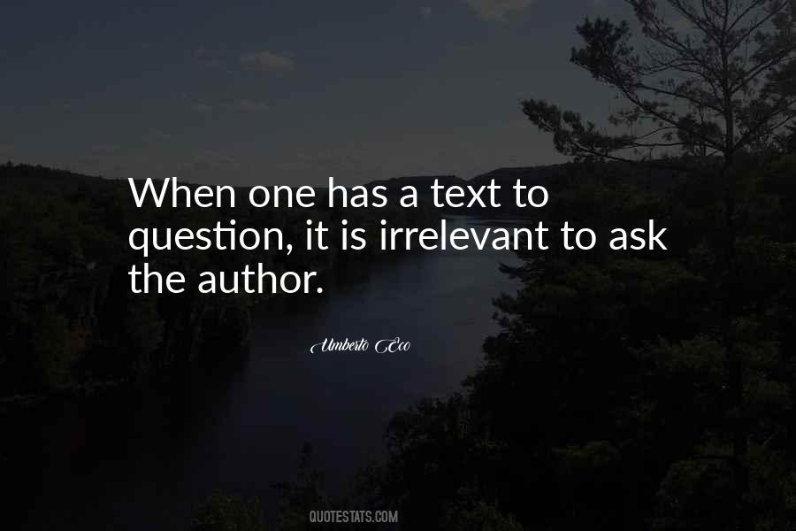One Text Quotes #258831