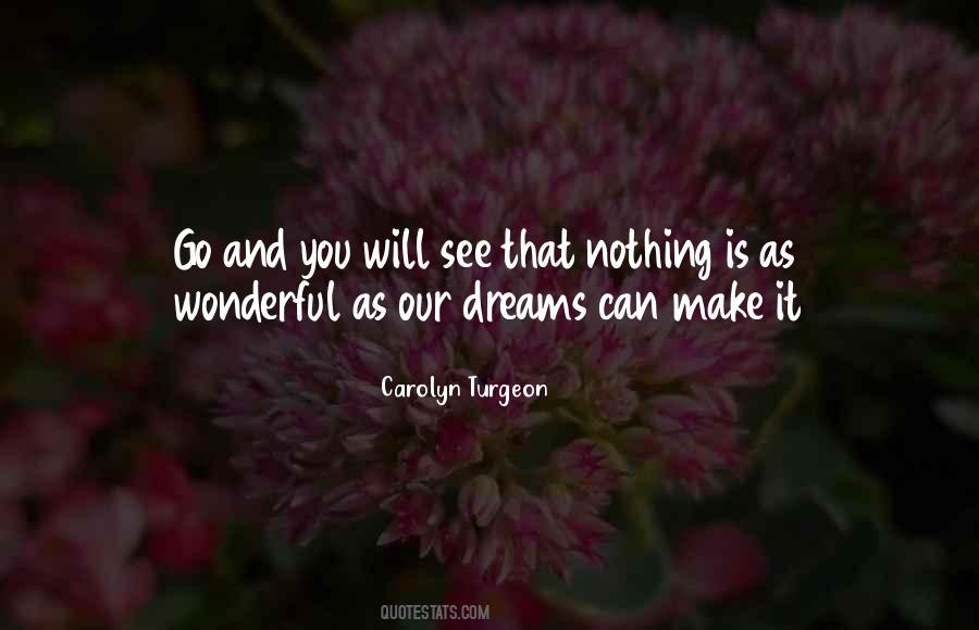 Wonderful Dreams Quotes #288593