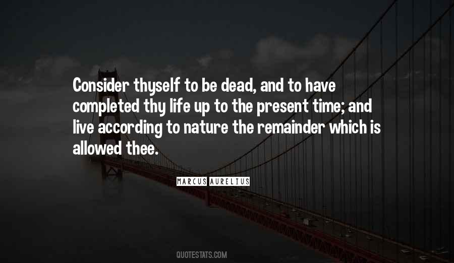 Quotes About Nature Dead #1650413