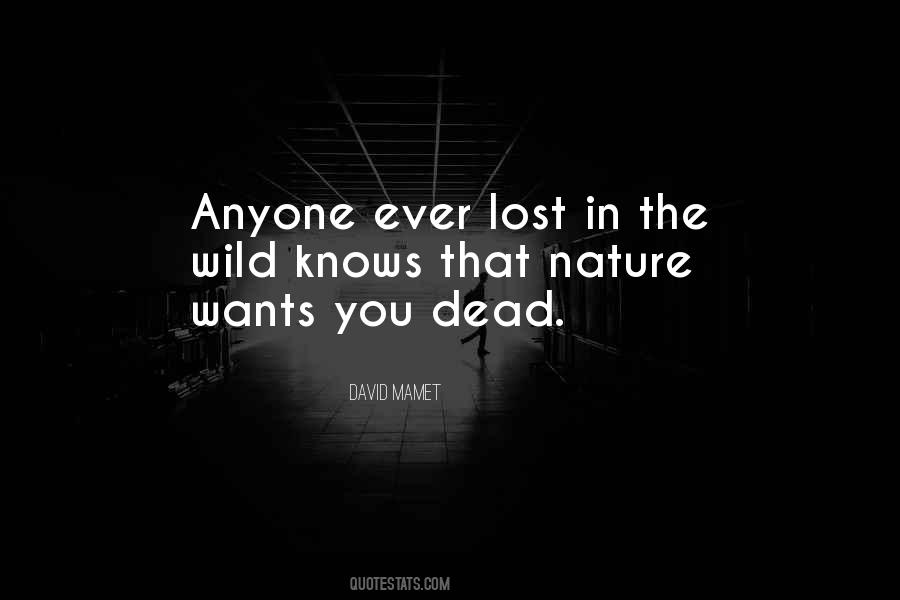 Quotes About Nature Dead #77641
