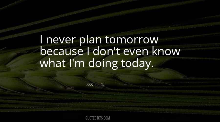 Never Plan Quotes #112216