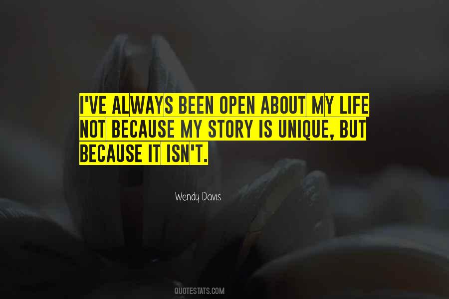 Story About My Life Quotes #1597717