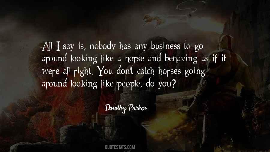 Quotes About Horse People #105810