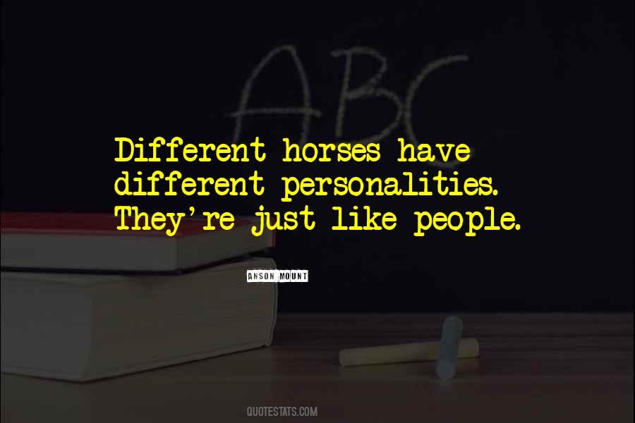 Quotes About Horse People #1196251