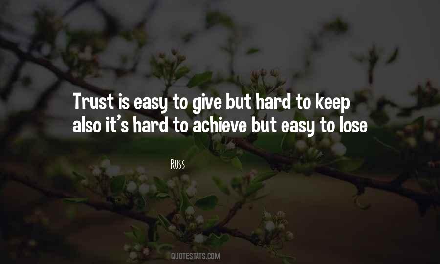 When You Lose Trust Quotes #220667