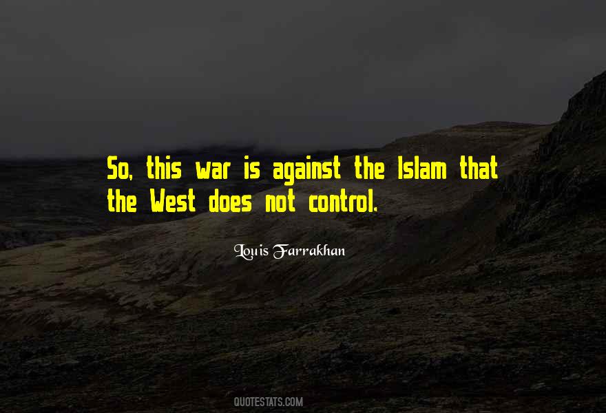 Islam War Quotes #1064121
