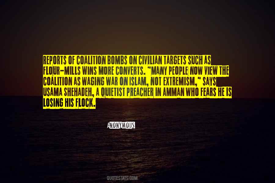Islam War Quotes #479445