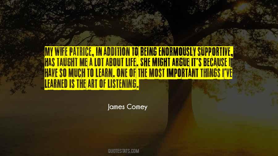 Wife Important Quotes #1663286