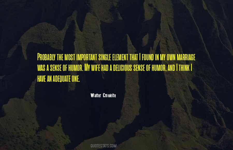 Wife Important Quotes #505722