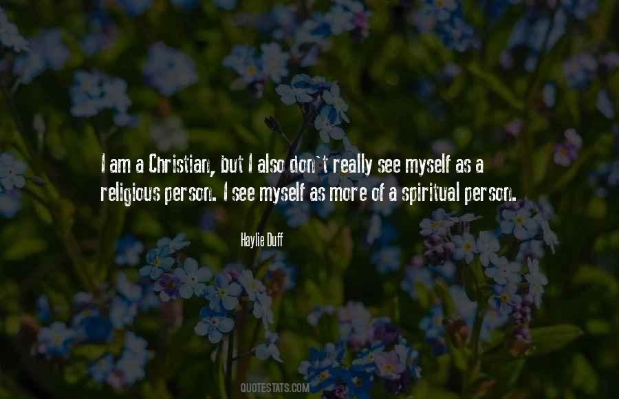 Spiritual Person Quotes #474290