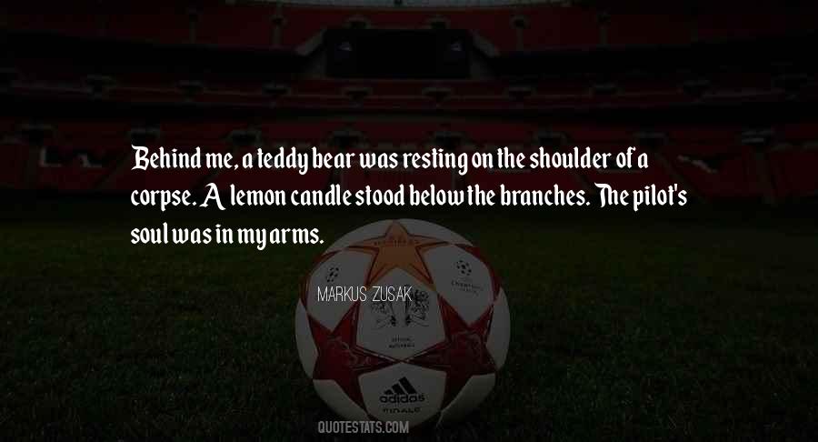 On My Shoulder Quotes #105334