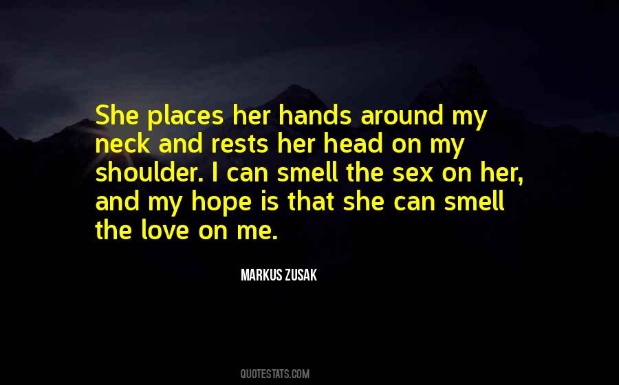 On My Shoulder Quotes #1129509