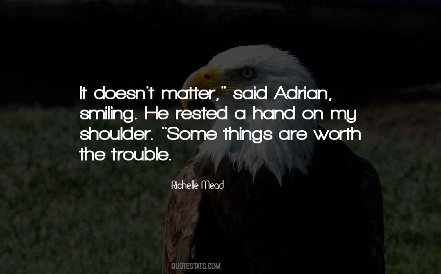 On My Shoulder Quotes #1585002
