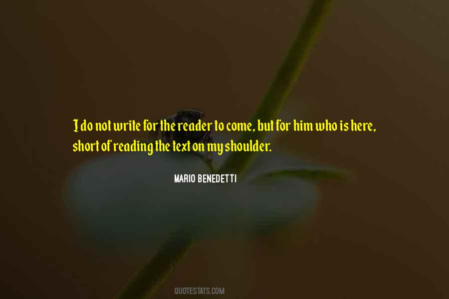 On My Shoulder Quotes #867037
