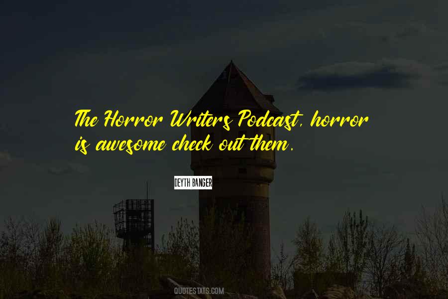 Quotes About Horror Writers #796558